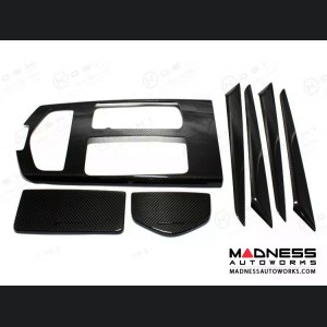 Maserati Ghibli Center Console Trim Kit - Carbon Fiber